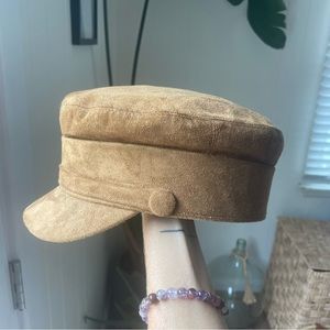 Suede paperboy hat - Anthropologie